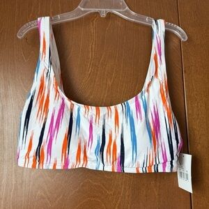 Sea Angel NWT Izzy Stripe Colorful Sz Large Bikini Top